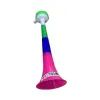 Colorful plastic fan cheering horn, football support horn, portable horn Item Picture